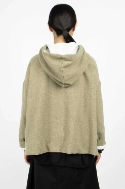 40_210 Oversized Hoodie Olive