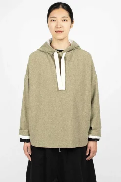 40_210 Oversized Hoodie Olive