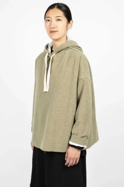 40_210 Oversized Hoodie Olive