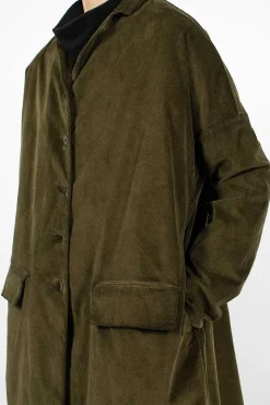 45_29 Velvet Coat Olive