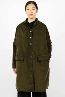 45_29 Velvet Coat Olive