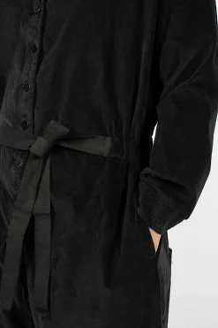60_03 Velvet Jumpsuit Slate