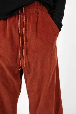 23_206 Velvet W&S Trouser Red