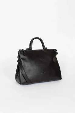 4 Dritta Leather Tote Black