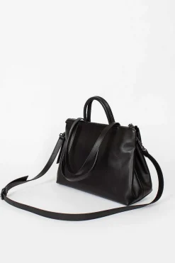 4 Dritta Leather Tote Black