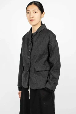 4259 Loose Blazer Inox