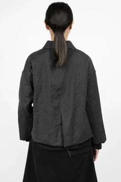 4259 Loose Blazer Inox