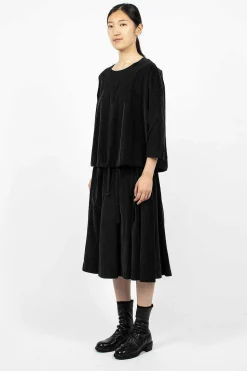 3293 Velvet Skirt Slate
