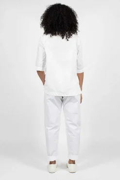 Ah Pant Poplin White