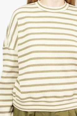 Almost Grown Sweatshirt Olive/Ecru