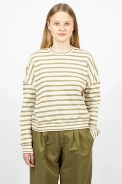 Almost Grown Sweatshirt Olive/Ecru