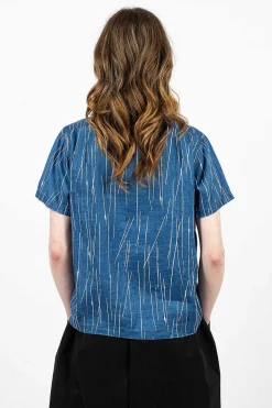 Aloha French Linen Shirt Indigo