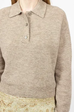 Alpaca Polo Mushroom Beige