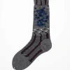 Am-771 A Fine Day Socks Grey