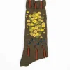 Am-771 A Fine Day Socks Khaki