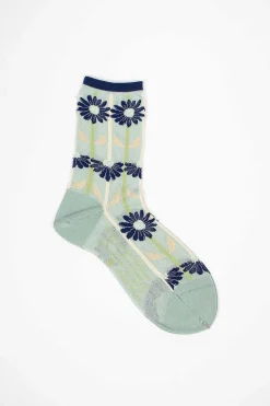Am-758 Maguerite Socks Mint
