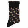 Am-460A Chidori Socks Black