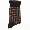 Am-460A Chidori Socks Brown