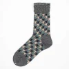 Am-460A Chidori Socks Grey