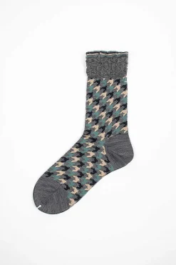 Am-460A Chidori Socks Grey