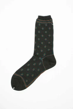 Am-443A Polka Dot Socks Green