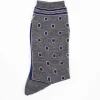 Am-443A Polka Dot Socks Grey