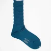 Am-28A Shirring Sock Turquoise