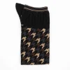 Am-460Ahs Chidori Socks Black