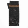 Am-775Hs Wish Socks Charcoal