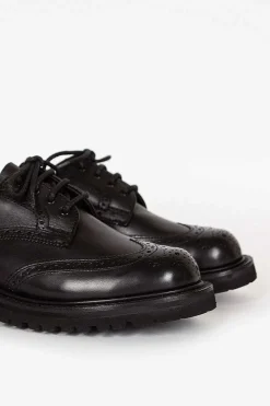 Anne Leather Brogue Black