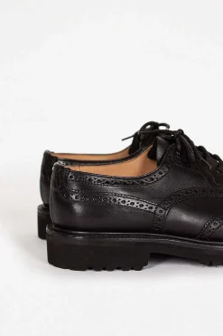 Anne Leather Brogue Black