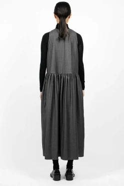 Anouk Dress Pinstripe Wool
