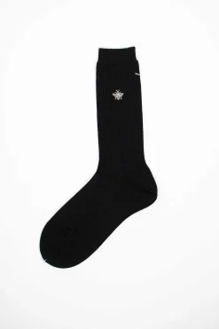 Anp-112 Super Merino Bee Socks Black