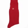 Anp-112 Super Merino Bee Socks Red
