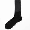 Anp-92K Two Tone Rib Socks Black