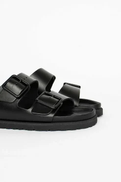 Arizona Nappa Sandal Black