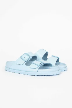 Arizona Nappa Sandal Powder Blue