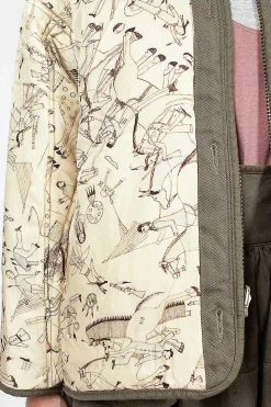 Bandana Reversible Kimono Liner Jacket