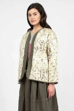 Bandana Reversible Kimono Liner Jacket