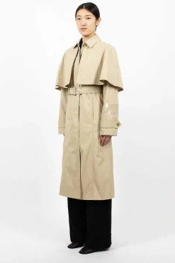Belted Trench Coat Beige