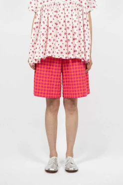 Bermuda Shorts Orange/Fuchsia