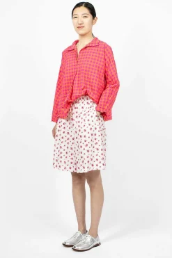 Bermuda Shorts Rose/White