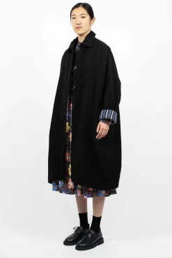 Big Blobby Coat Wool Black