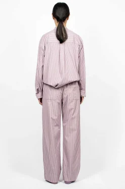 Birkenstock 1774 Pyjama Pant Mauve Stripes