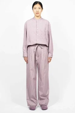 Birkenstock 1774 Pyjama Pant Mauve Stripes