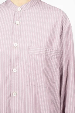 Birkenstock 1774 Pyjama Shirt Mauve Stripes