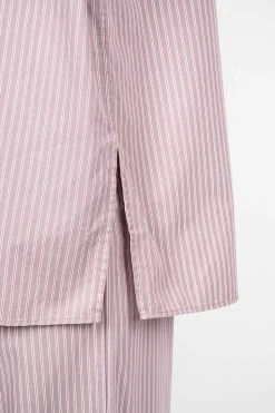 Birkenstock 1774 Pyjama Shirt Mauve Stripes