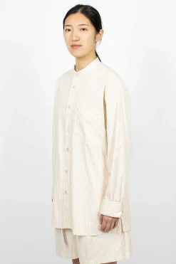 Birkenstock 1774 Pyjama Shirt Wheat Stripes