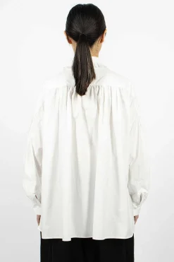 Bishop Sleeve Shirt White
