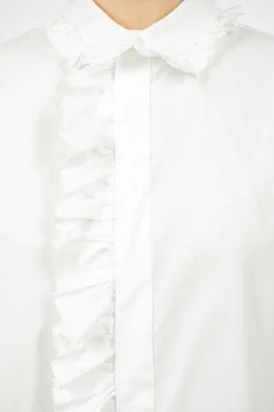 Bishop Sleeve Shirt White